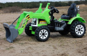Mocny traktor na akumulator z łyżką KINGDOM 12V Koparka na akumulator