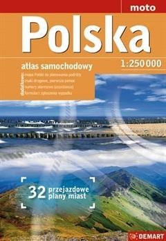 Atlas samochodowy POLSKA - 1:250 000 DEMART