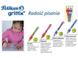 Ołówek PELIKAN Griffix niebieski - dla leworęcznych