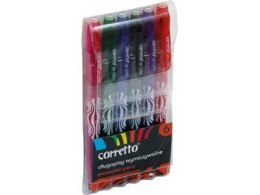 Długopis wymazywalny CORRETTO GR-1204, komplet 6 sztuk, Fiorello