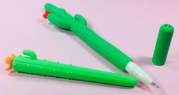 Długopis wymazywalny Kaktus blister długopis+gumka