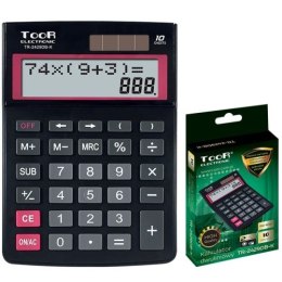 Kalkulator dwuliniowy TOOR TR-2429DB-K 10-pozycyjny