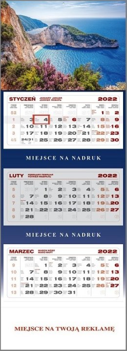 Kalendarz trójdzielny WN 2022 - Grecja