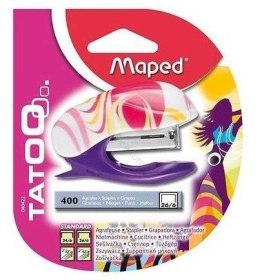 Zszywacz MAPED Tatoo 15 kartek plus 400 zszywek, blister