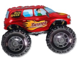 Balon foliowy Samochód Twister czerwony FX 61cm