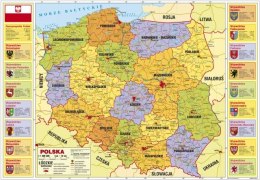 Mapa Oklejana DERFORM Polska administracyjna