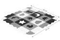 Mata piankowa z płotkiem puzzle suchy basen 25 elementów ECOTOYS