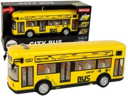 Autobus Miejski Żółty Z Napędem Frykcyjnym 1:18
