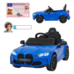Dla Dzieci Auto na Akumulator BMW M4 Niebieskie