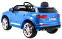 AUDI Q7 LAKIER 2x45W + MIĘKKIE KOŁA EVA + INTELIGENTNY PILOT 2.4 Ghz Pojazd na akumulator Toyz Audi Q7