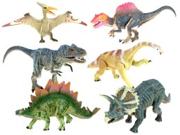 Zestaw sześciu dinozaurów DINOZAURY malowane FIGURKI ZABAWKA ZA2051