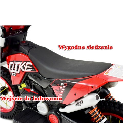 NAJNOWSZY MOTOR CROSSOWY QIKE, POMPOWANE KOŁA, PANEL, DŹWIĘKI/QK305