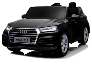 OGROMNE dwuosobowe AUDI Q5 na akumulator LAKIEROWANY /EVA /4x45W PANEL MP4 +pilot