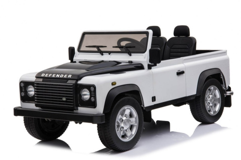 Land Rover DEFENDER Dwuosobowy auto na akumulator 4x4, koła EVA, USB + PILOT /328