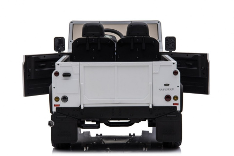 Land Rover DEFENDER Dwuosobowy auto na akumulator 4x4, koła EVA, USB + PILOT /328