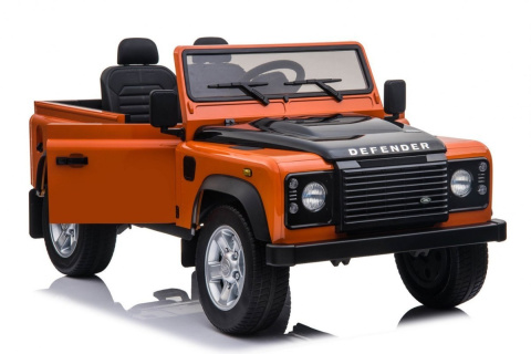 Land Rover DEFENDER Dwuosobowy auto na akumulator 4x4, koła EVA, USB + PILOT /328