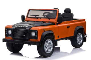 Land Rover DEFENDER Dwuosobowy auto na akumulator 4x4, koła EVA, USB + PILOT /328