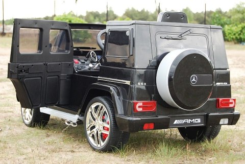 MERCEDES G63 AMG DWA SILNIKI, OTWIERA DRZWI MOCNY, MIĘKKIE KOŁA/HL168