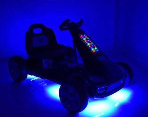 Gokart na akumulator sterowany pilotem, wolny start, hamulec, miękkie koła koła /BRD8899