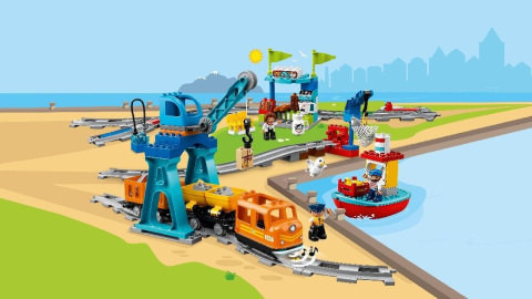 LEGO DUPLO Pociąg towarowy 10875 KLOCKI