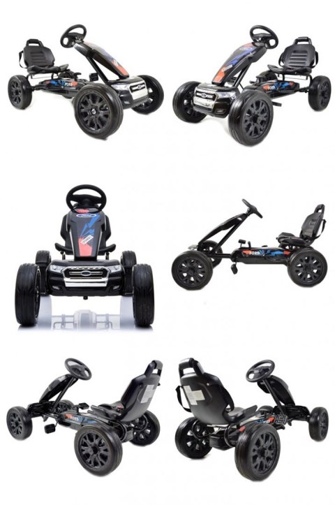 GOKART NA PEDAŁY LICENCJA FORD KOŁA EVA JAKOŚĆ /DK-G01-PEDAŁY