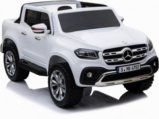 MERCEDES X LICENCJA, - 4X4 , 2x12V PANEL MP4, MIĘKKIE KOŁA EVA, MIĘKKIE SIEDZENIE, /XMX606