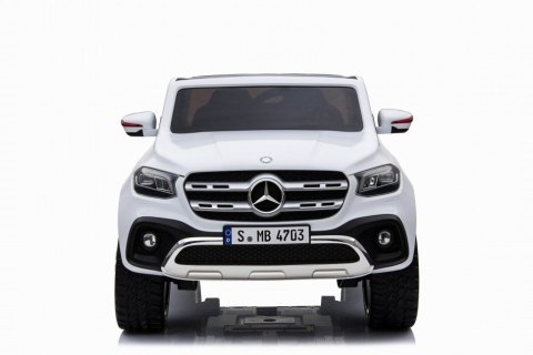 MERCEDES X LICENCJA, - 4X4 , 2x12V PANEL MP4, MIĘKKIE KOŁA EVA, MIĘKKIE SIEDZENIE, /XMX606