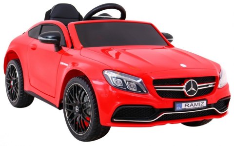 AUTO NA AKUMULATOR Mercedes Benz C63 AMG Czerwony