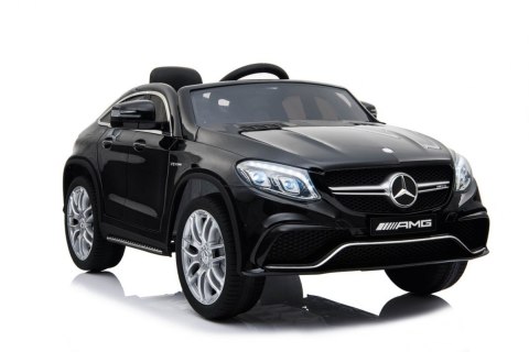 Pojazd Mercedes Benz GLE63 AMG Lakierowany Czarny MERCEDES GLE63 auto na AKUMULATOR dla DZIECI