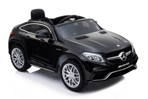 Pojazd Mercedes Benz GLE63 AMG Lakierowany Czarny MERCEDES GLE63 auto na AKUMULATOR dla DZIECI