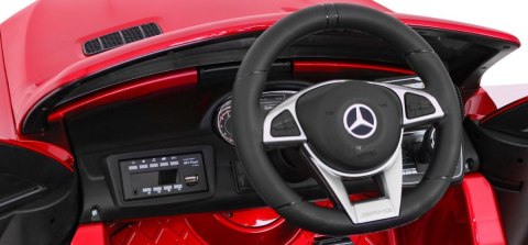 Pojazd Mercedes Benz GLE63 AMG Lakierowany Czerwony MERCEDES GLE63 auto na AKUMULATOR dla DZIECI