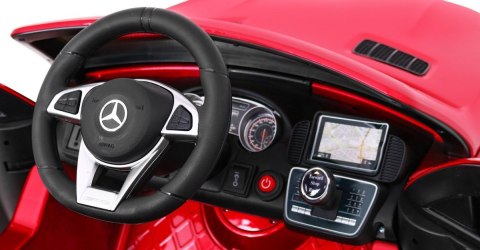 Pojazd Mercedes Benz GLE63 AMG Lakierowany Czerwony MERCEDES GLE63 auto na AKUMULATOR dla DZIECI