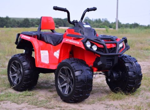 MEGA WIELKI QUAD 4X4, AMORTYZATORY, MIĘKKIE KOŁA, PILOT, WOLNY START,/LB8868