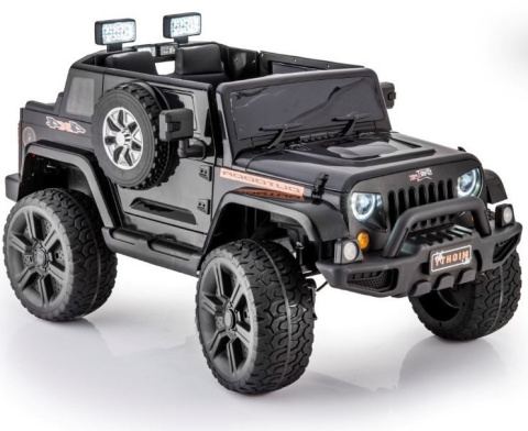 MEGA JEEP DRIFFTER EXCLUSIVE DLA 2 DZIECI, WOLNY START/ LAKIER. MIĘKKIE SIEDZENIE HP-011