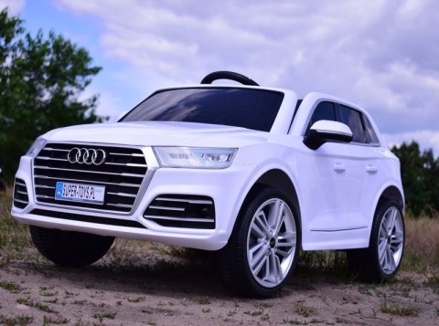 Auto na akumulator AUDI Q5 , MIĘKKIE KOŁA, MIĘKKIE SIEDZENIE, RADIO FM, BLUETOOTH - PEŁNA OPCJA/S305