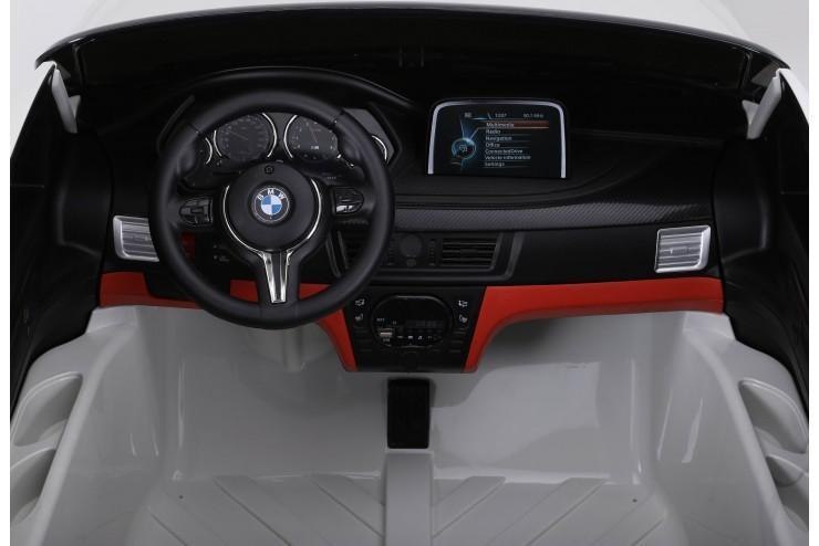ORYGINALNE BMW X6M 2 OSOBOWE 2x120 WAT - W NAJLEPSZEJ WERSJI, MIĘKKIE SIEDZENIE, PILOT 2.4 GHZ, LAKIER/ 2168