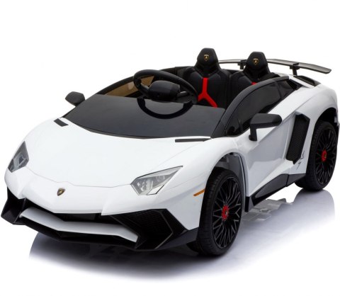 ORYGINALNE LAMBORGHINI AVENTADOR PEŁNA OPCJA, MIĘKKIE KOŁA, MIĘKKIE SIEDZENIE/BDM0913