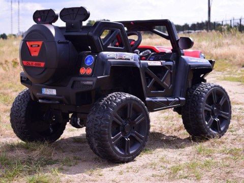 MEGA AUTO VELOCITY 4X4 , FUNKCJA BUJANIA,MIĘKKIE KOŁA EVA, MIĘKKIE SIEDZENIE, BLUETOOTH FULL OPCJA /DLX6688