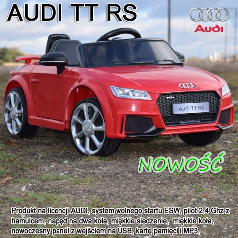 NAJNOWSZY ORYGINALNY AUDI TT RS NA LICENCJI MIĘKKIE SIEDZENIE SUPER JAKOŚĆ/1198