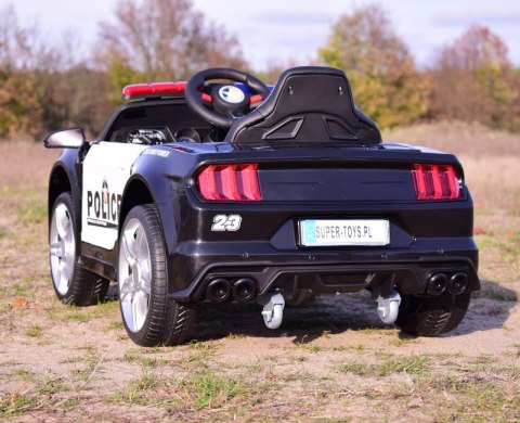 AUTO POLICJA, DŹWIĘKI, MIĘKKIE KOŁA EVA, MIĘKKIE SIEDZENIE/BBH0007