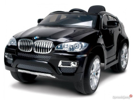 BMW X6 na LICENCJI 2x45W na piankowych kołach EVA Pilot 2.4z kontrolą rodzicielską AUTO NA AKUMULATOR SAMOCHODY NA AKUMULATOR