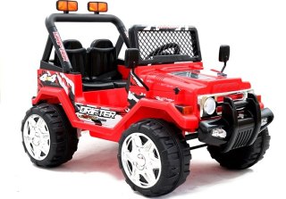 Auto na Akumulator Raptor 2x45 dwuosobowy Czerwony Jeep Raptor Drifter