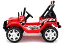 Auto na Akumulator Raptor 2x45 dwuosobowy Czerwony Jeep Raptor Drifter