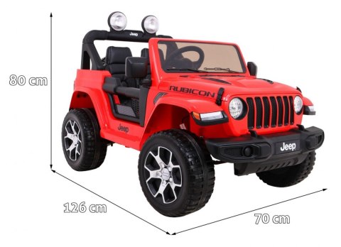 Pojazd Jeep Wrangler Rubicon Czerwony