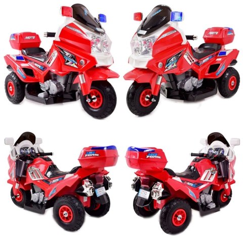 MEGA WIELKI MOTOR HERO Z DŹWIĘKAMI NA POMPOWANYCH KOŁACH NOWOŚĆ / 8815 12 V