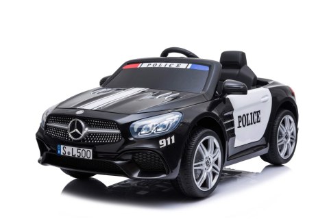 MERCEDES POLICJA SL500, MIĘKKIE SIEDZENIE , MIEKKIE KOŁA, SYSTEM ESW, RADIO FM /S301