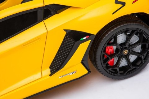 ORYGINALNE LAMBORGHINI SVJ PEŁNA OPCJA, MIĘKKIE KOŁA, MIĘKKIE SIEDZENIE/HL328