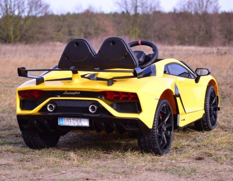 ORYGINALNE LAMBORGHINI SVJ PEŁNA OPCJA, MIĘKKIE KOŁA, MIĘKKIE SIEDZENIE/HL328