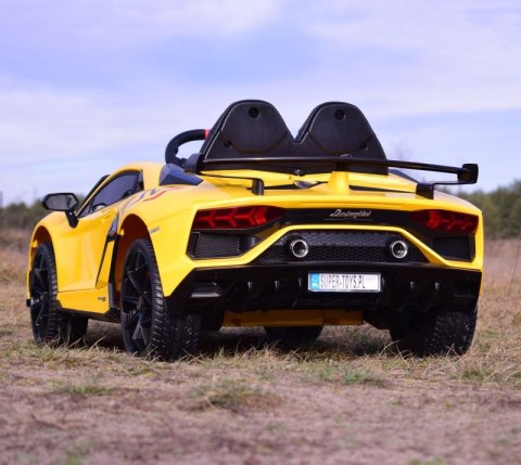 ORYGINALNE LAMBORGHINI SVJ PEŁNA OPCJA, MIĘKKIE KOŁA, MIĘKKIE SIEDZENIE/HL328