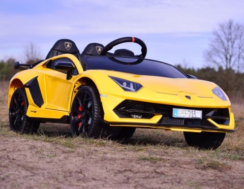 ORYGINALNE LAMBORGHINI SVJ PEŁNA OPCJA, MIĘKKIE KOŁA, MIĘKKIE SIEDZENIE/HL328